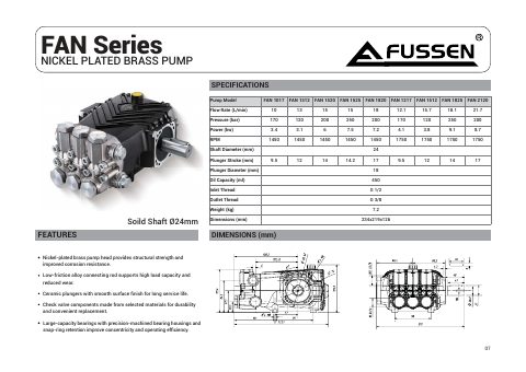 FAN Series service manual