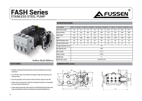 FASH Series service manual