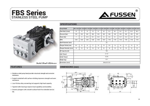 FBS Series service manual