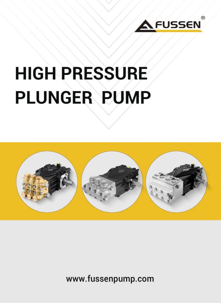 Cover of the Fussen High Pressure Plunger Pump Catalog