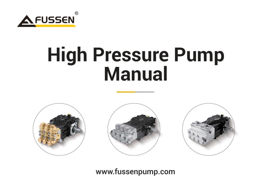 Cover of the Fussen High Pressure Pump Manual