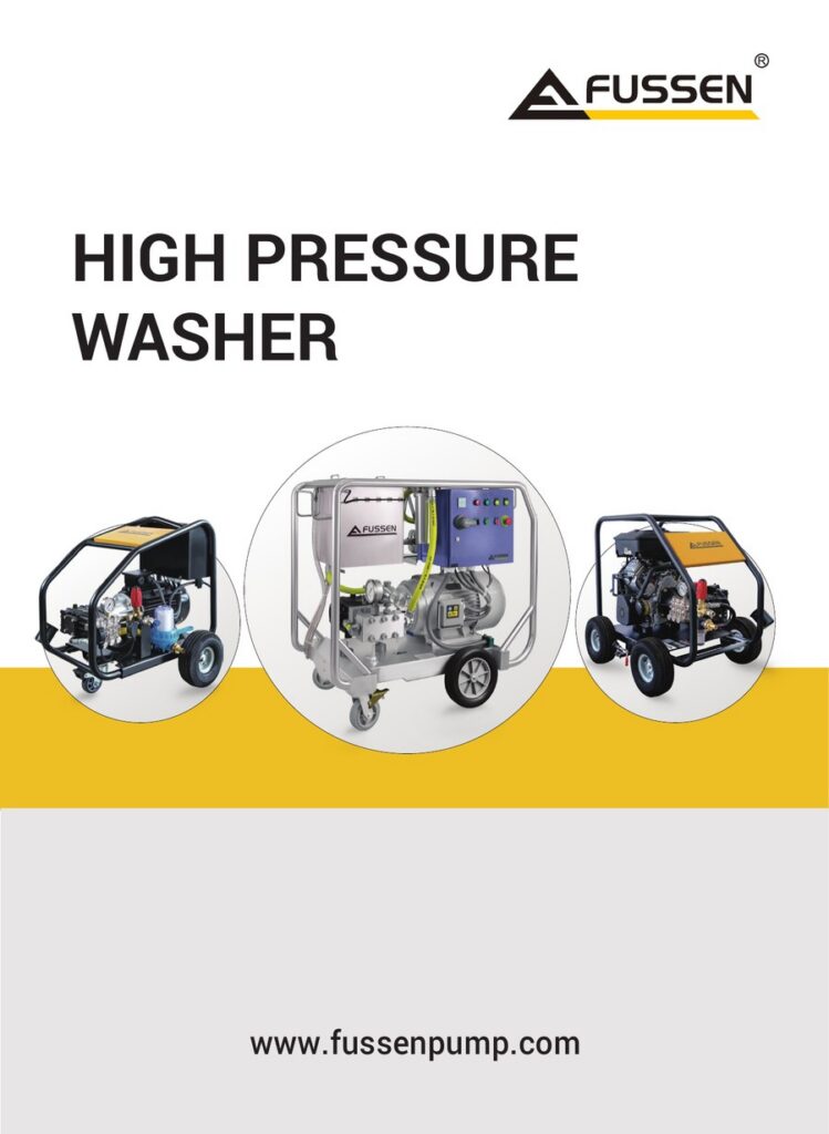 Cover of the Fussen High Pressure Washer Catalog